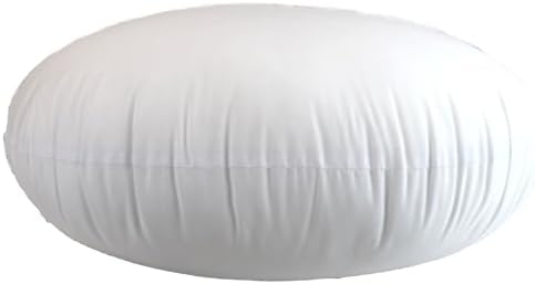 MoonRest Round Pillow Insert Hypoallergenic Polyester Form Stuffer-%100 Cotton Blend Covering for Sofa Sham, Decorative Pillow, Cushion and Bed - 27 Inch Diameter