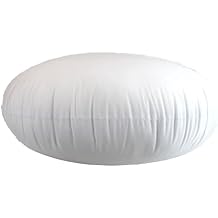 MoonRest Round Pillow Insert Hypoallergenic Polyester Form Stuffer-%100 Cotton Blend Covering for Sofa Sham, Decorative Pillow, Cushion and Bed - 18 Inch Diameter