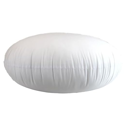 MoonRest Round Pillow Insert Hypoallergenic Polyester Form Stuffer-0 Cotton Blend Covering for Sofa Sham, Decorative Pillow, Cushion and Bed - 12 Inch Diameter