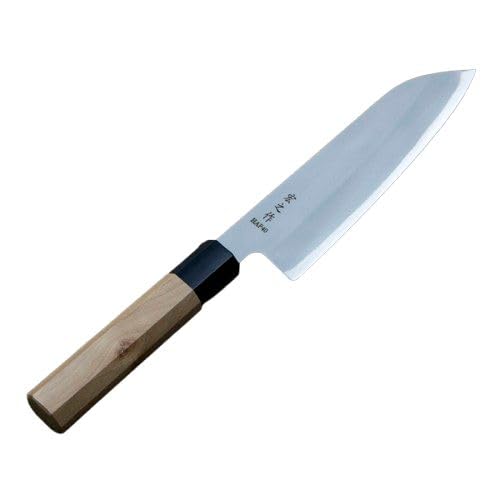 Amazon | 粉末ハイス HAP40鋼 三徳包丁 170㎜ ウォールナット八角柄