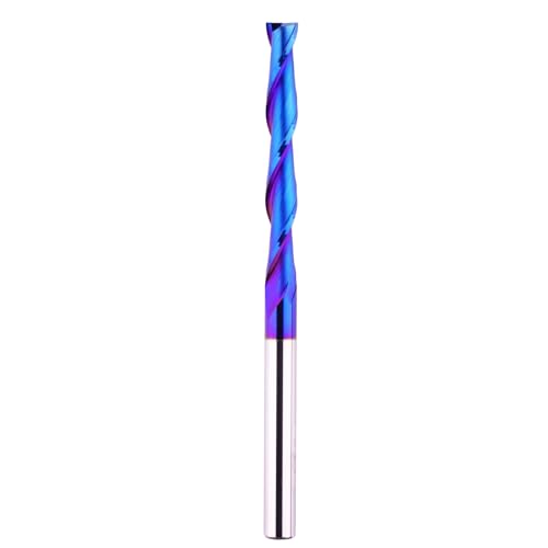 Extra Long 4" Upcut CNC Router Bit 1/4" Shank,2" Cutting Length Endmill