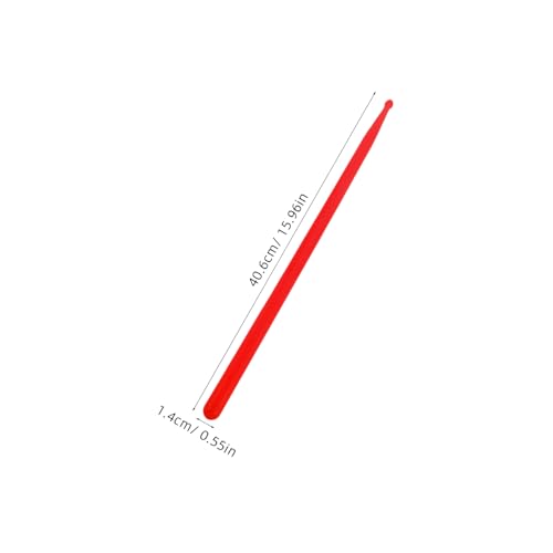 Baquetas de percusión de plástico con agarre antideslizante miniatura 2
