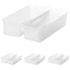 2 Large Compartments (Pack of 4)