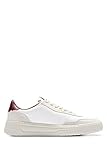 Schnürbänder BOSS Herren Baltimore Tenn Lowtop Sneakers aus Leder und Veloursleder Weiß 42 Größe 42