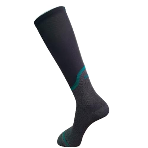 Kit 03 Pares Meias Masculina Compressivas Selene Compressão Cor:Preto+Azul;Tamanho:39-43