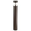 Sunlite 87993 LED 42” Outdoor Commercial Bollard Fixture, Round Landscape Area Light, Adjustable Watts (12/16/22), 3 CCT 3000K-5000K, 2970 Lumens, IP65, Bronze, for Pathways, Entryways & Walkways