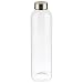 Produktbild APS 66908 Trinkflasche/Glasflasche, 7 x 7, Höhe 26,5 cm, Ø 7 cm, 0,75 Liter, transparent