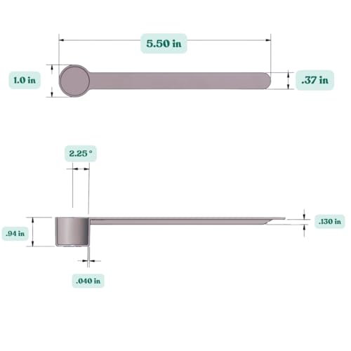 Image of 9 mL (9 CC) Long Handle Plastic Measuring Spoon for Coffee, Protein Powder, Pet Food, Spices, Grains, Dry Goods - Food-Grade BPA-Free (Pack of 25)