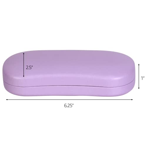 Image of Noble Hard Shell Glasses Case - Protective Eyeglass Case for Glasses with Microfiber Cleaning Cloth and Pouch