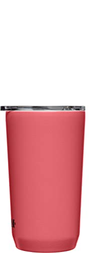 Image of CamelBak Horizon 16oz Tumbler - Insulated Stainless Steel - Tri-Mode Lid - Wild Strawberry