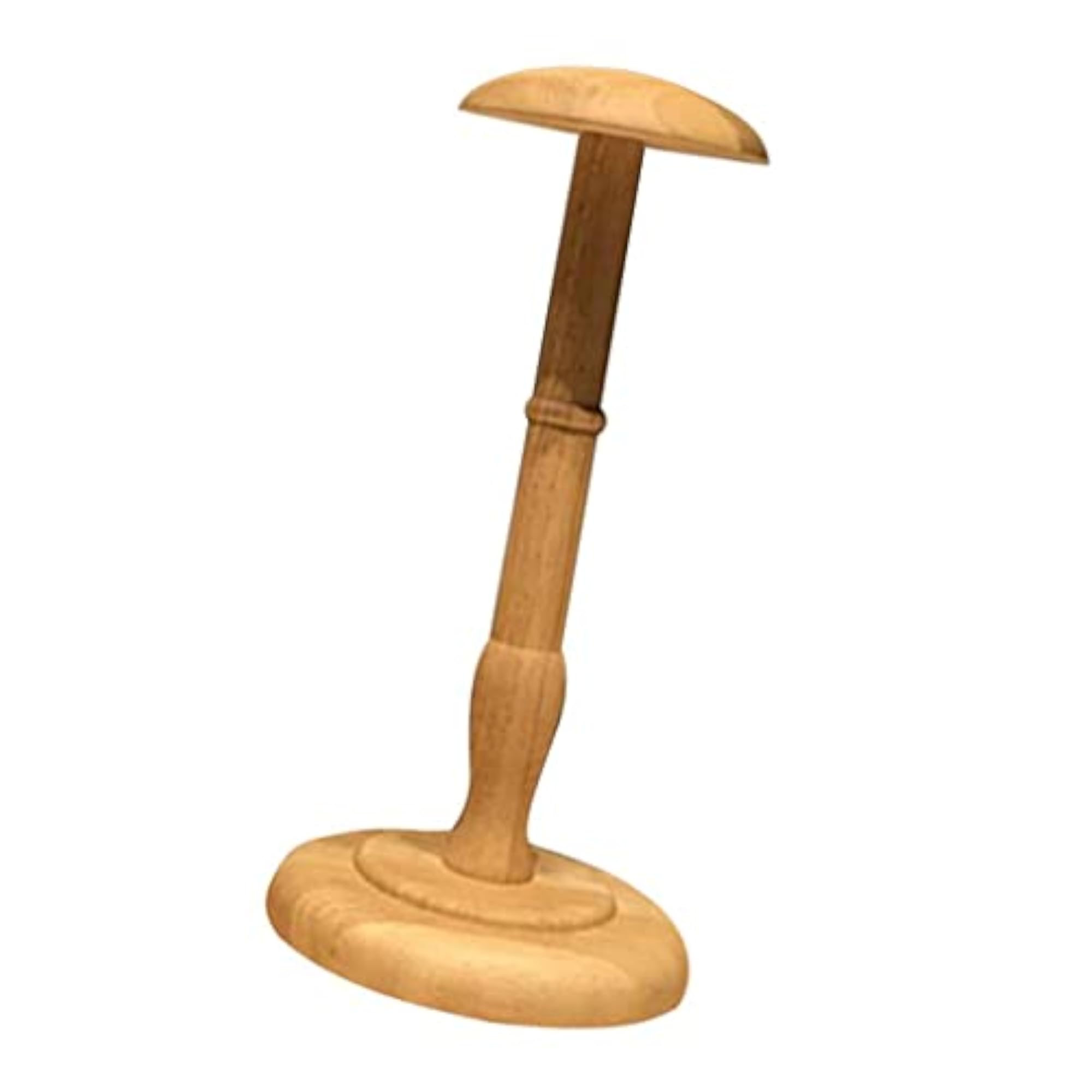 Solid Wood Hat Holder Stand Display Rack, Brown