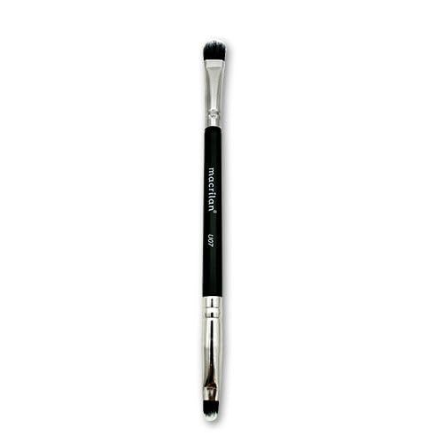 Pincel profissional duplo para corretivo e precisão - Linha Ultra Essencial - U07, Macrilan