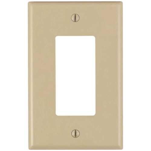 Replacement for Leviton M51-0PJ26-0IM Ivory 1-Gang Decorator/Rocker Wall Plate - pack of 10