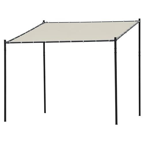 Outsunny 9' x 10' Outdoor Pergola with Canopy, Patio...