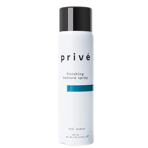 Privé Finishing Texture Spray - Lightweight Formula with Flexible Hold and Touchable Finish for All Hair Types - Buildable Hair Volume Spray for Beachy Volume and Tousled Styles (3.05 Oz)