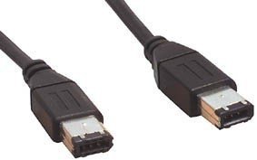 World of Data5m Firewire Cable (6-6) - 6-pin to 6-pin - IEEE1394 - iLink - Video - Camcorder - DV - 400 - Male to Male