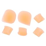 Jeffergarden 6 uds. Almohadillas Silenciosas de Silicona de Color Amarillo Claro para Flauta, Accesorios Perfectos para Todo Tipo de Flautas