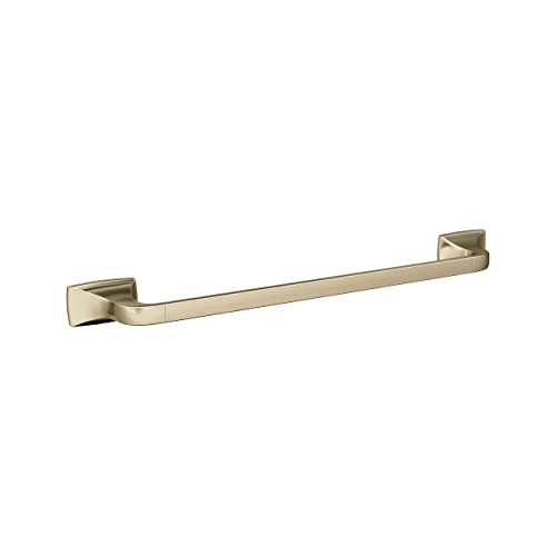 Amerock BH36013BBZ | Golden Champagne Towel Bar | 18 inch (457 mm) Center-to-Center Towel Rack | Highland Ridge | Bathroom Towel Holder | Bathroom Hardware | Bath Accessories