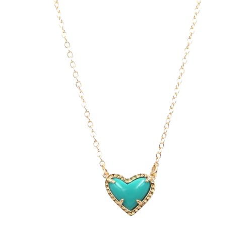 Bijoux Druzy en forme de coeur géométrique et collier argent sterling pour look Texas femme