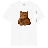 [オリメイク] BAR ネコ tシャツ 面白tシャツ 文字 ホワイト Sサイズ