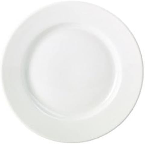 Genware NEV-160623 Royal Classic Winged Plate, 23 cm, White (Pack of 6)