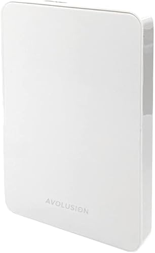 Avolusion Z1-S - Disco duro externo portátil para juegos USB 3.0 de 500 GB, color blanco (para PS4, preformateado)