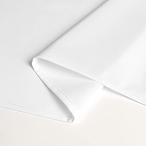 Wewoch White Rectangle Tablecloth Wrinkle Resistant Washable Fabric Table Cloth For Dining,Kitchen, Parties Weddings And Outdoor Use 60 Inch By 84 Inch #TOP3
