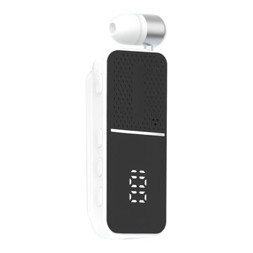 Auriculares Inalámbricos - Clip De Cancelación De Ruido En Los Auriculares Con Solapa | Auriculares De Fitness De Pantalla Digital para Viaje Trabajo Corriendo Trabajo De Viaje Trabajo De Trabajo De