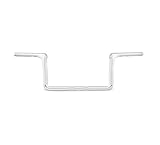 Material Stahl. Durchmesser 1,0 Zoll. Breite Spitze-zu-Spitze 33,80 Zoll. Basisbreite 17,40 Zoll.