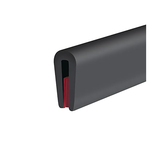Moldura de borde de goma, moldura de borde de canal en U autoadhesiva, protección de borde de puerta de coche, protector de borde para chapa metálica, apto para 1,5 mm, longitud 3 m