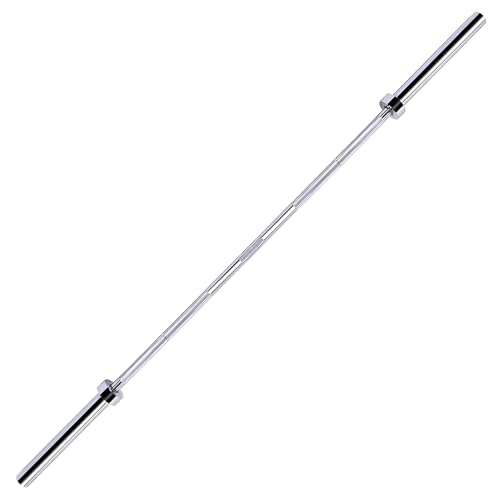 Fitvids 2 Inch Olympic Barbell Bar for Weightlifting and Power Lifting, 700-Pound Capacity, 6 Feet...