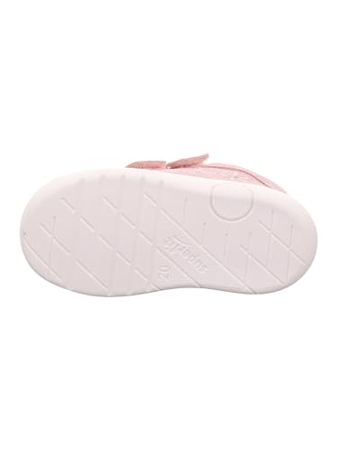 Baskets étroites rose Superfit Lilo pour l'école