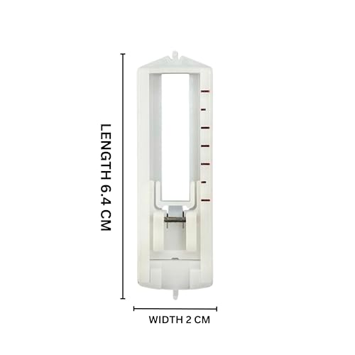 Image of ZENITH Buttonholer White 4 Step Pressure Foot Snap on Type for Automatic Electric Low Shank Sewing Machines Suitable for Usha Janome Brother Singer etc Steel Finish (Buttonholer White 4 Step)