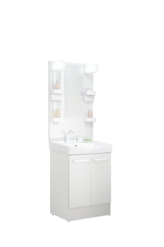 LIXIL(���N�V��) INAX ���ʉ��ϑ� �Z�b�g D7�V���[�Y �V���O�����o�[�����V�����[���� ���^�C�v ����n�d�l ���ʊ�s���A�z���C�g D7N6-605SYN-W/VP1W & 1�ʋ� LED MD7X4-601YFJ