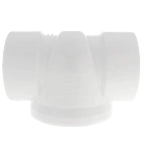 TESTRITE 3" DWV PVC Tee with Stopper (10 Pack)