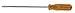 Xcelite R1410 Vanadium Steel Slotted Round Blade Screwdriver, 1/4" Head, 10" Blade Length, 14-1/8" Overall Length