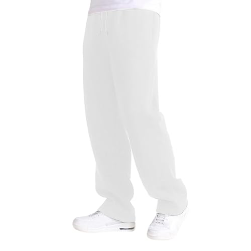 Boy's Baggy Sweatpants Straight, Boy Baggywide Leg Open Bottom Drawstring Elastic Waist Workout Athletic Joggers Sweat Pants4