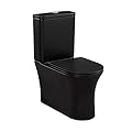 Swiss Madison Well Made Forever SM-2T120MB, Calice Two Piece Elongated Rear Outlet Toilet Dual Flush 1.1/1.6 gpf in Matte Black