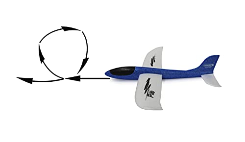 JAMARA 460305 - Pilo Schaumwurfgleiter EPP - 48cm Spannweite, Super leicht, Fast unzerstörbar, Looping, Gleitflug, weiß/blau - Image 4