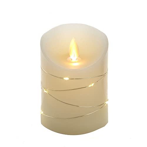 Kurt S. Adler 4-Inch Battery-Operated Flicker Flame White Candle ...