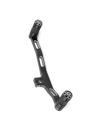 Levier de vitesses à talon et orteils pour moto Harley Dyna 1991-2017 avec repose-pieds inclus
