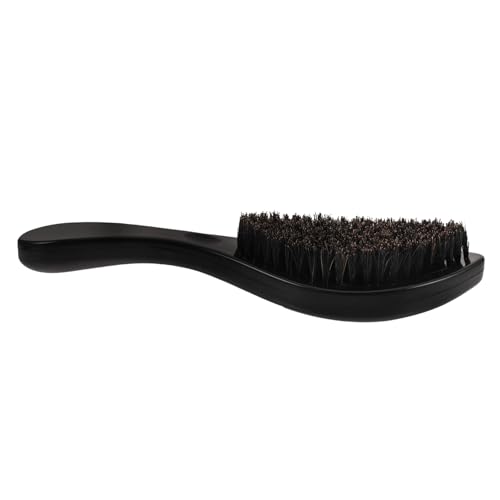 SOESFOUFU Bristle Beard Brush for Men Beard Filler Shaper Grooming Brush Wooden Handle