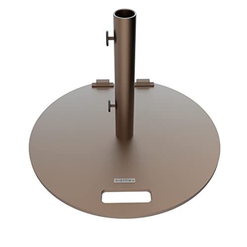 Image of Midtown Umbrellas Round 2 - Base with Wheels, Up to 55 lb Capacity, Bronze