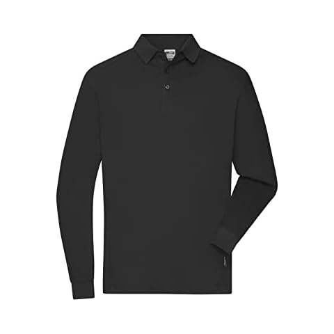James & Nicholson Men's Long-Sleeved Polo Shirt Cover