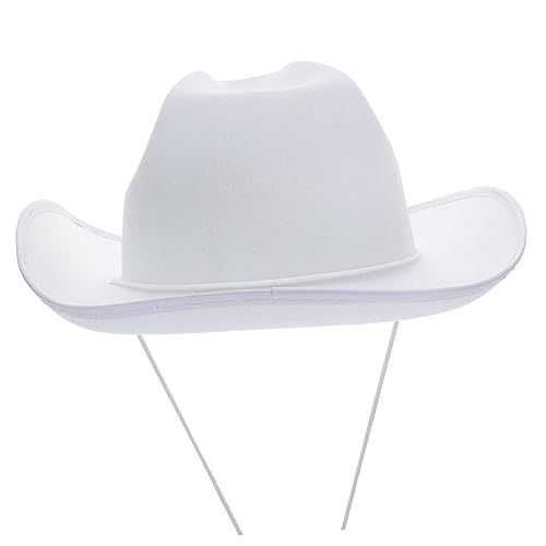 Beavorty Cowboy Hat for Men Lightweight Western Style Felt Hat with Wide Brim for Costume Parties and Everyday Wear present for Fashion Lovers