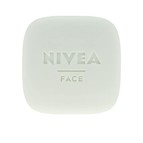 NIVEA Naturally Clean Exfoliante Facial Sólido Anti-imperfecciones (1 x 75 g), limpiador facial 99% de origen natural, pastilla limpiadora enriquecida con arcilla blanca
