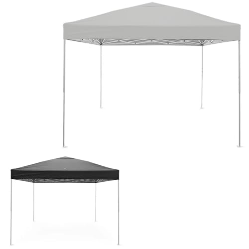 Garden Winds Custom Fit Replacement Canopy Top Cover Compatible with The Belavi 827811, 1537, 22098, 812649 10' X 10' Instant Pop Up - Upgraded Performance RIPLOCK 350 Fabric - Slate Gray by Garden Winds - Used condition - Image 5