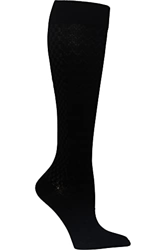 Cherokee Women's Compression Socks, 10-15 mmHg, Knee High, 4-Pair Pack, Soft Fit, Regular & Wide Calf - TRUESUPPORT