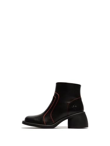 Fly London HEWI304FLY Modern Women's Fashion Shoes, BLACK/RED, 35