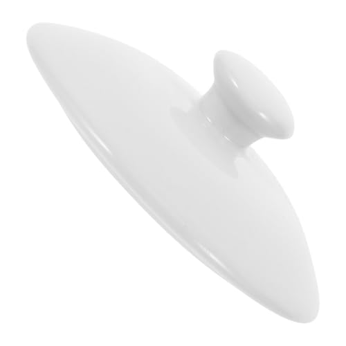 Beavorty Tapa de Repuesto para Olla de Cerámica 4 Pulgadas Resistente al Calor Compatible Microondas y Lavavajillas para Uso en Restaurantes